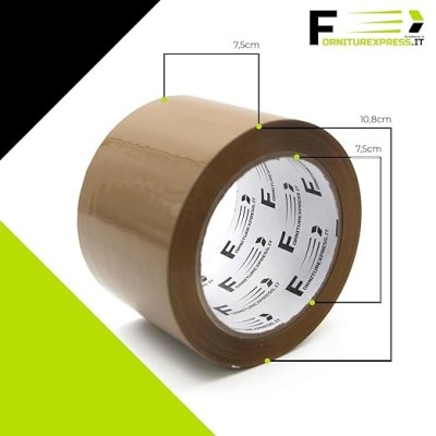 NASTRO ADESIVO PER IMBALLAGGIO AVANA 75 x 80 50MIC CONF 4pz NASTRO ADESIVO PER IMBALLAGGIO AVANA 75 x 80 50MIC CONF 4pz